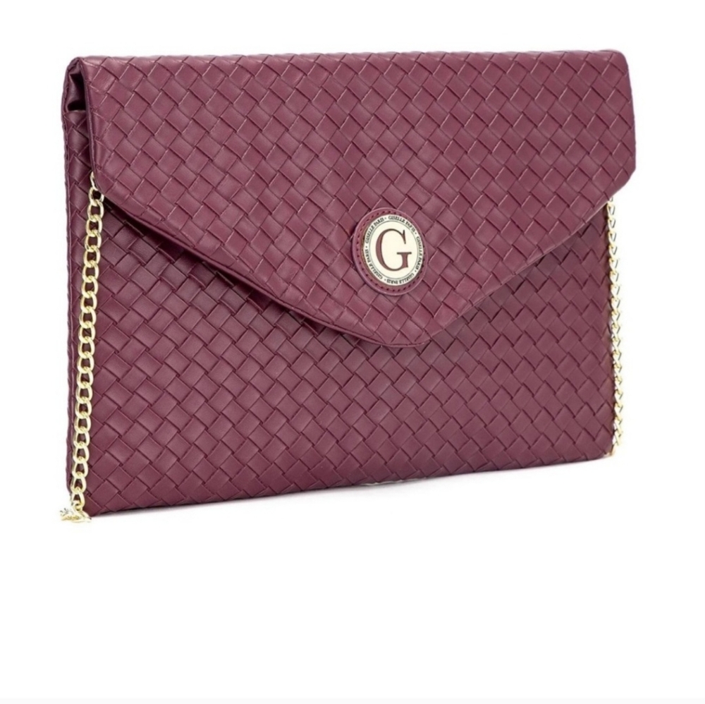 Giselle Paris Esme Woven Clutch